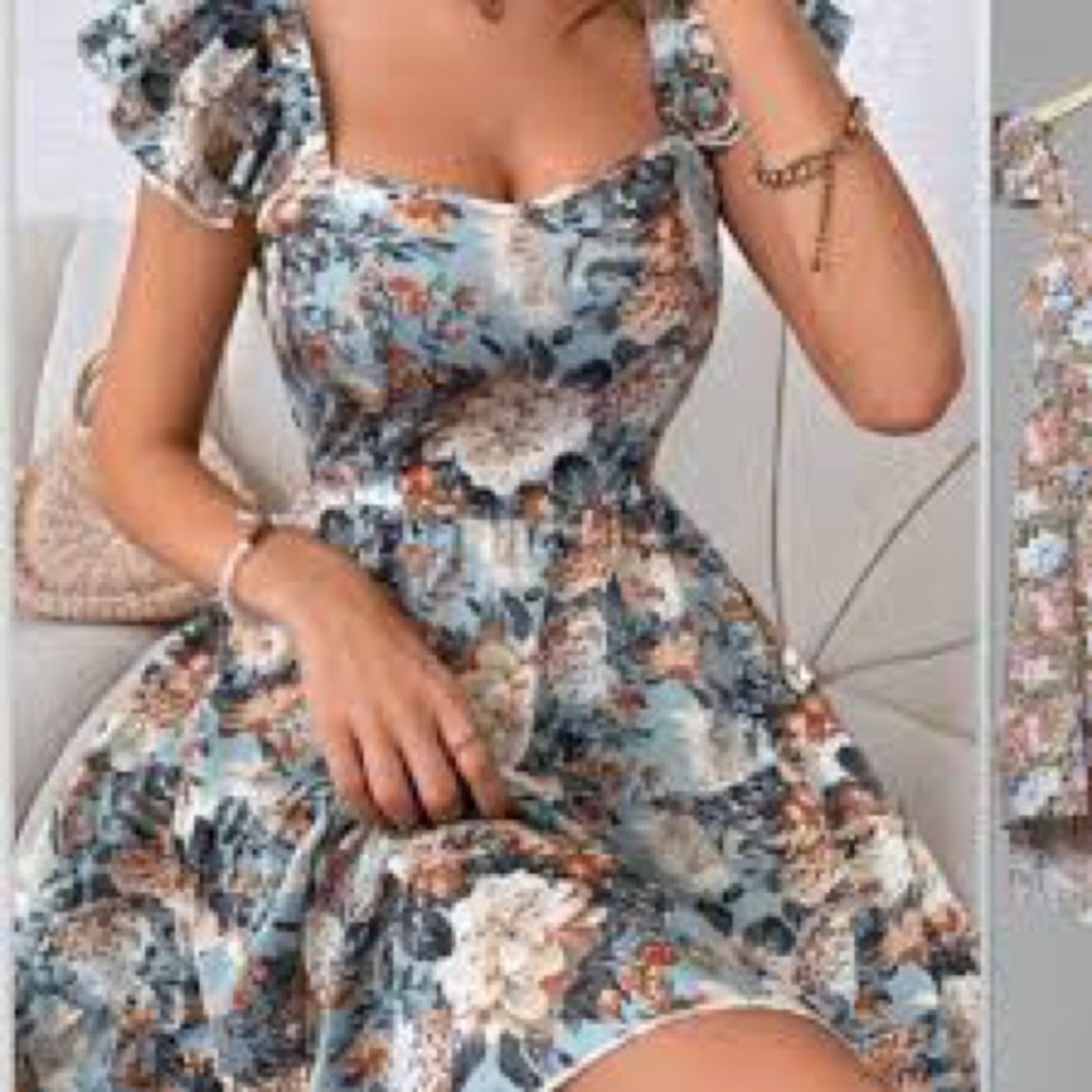 Super Cute SHEIN Floral Dress